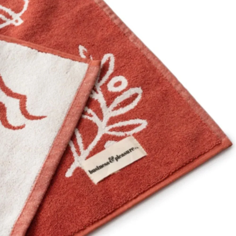 Business & Pleasure Bath Mat Le Basque Le Sirenuse Rust